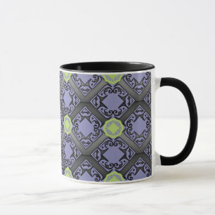 purple shapes Mug