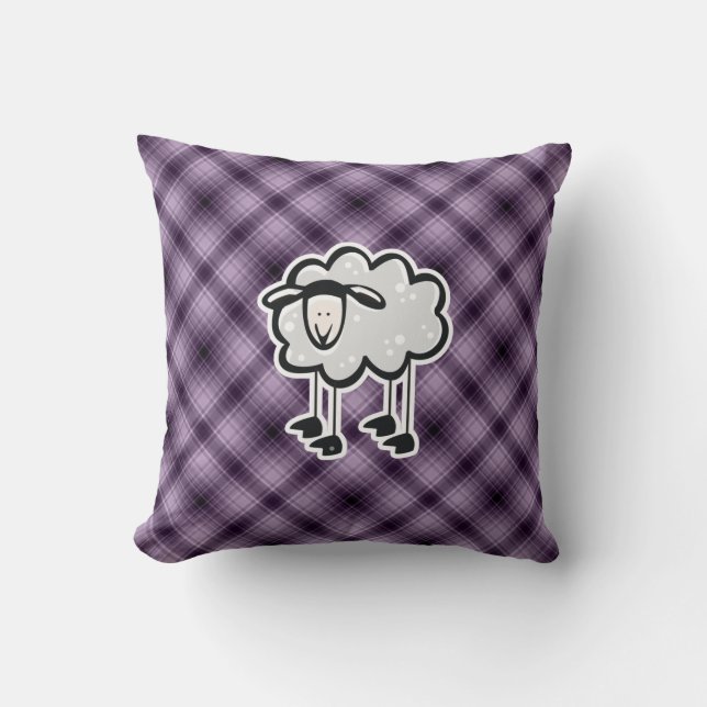 Purple Sheep Cushion (Front)