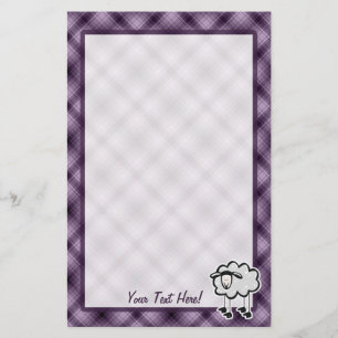 Purple Sheep Stationery