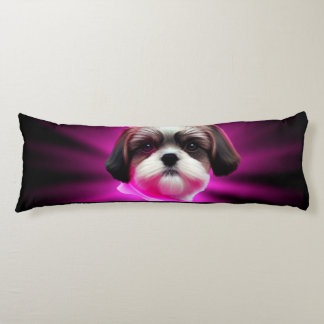 Purple Shih Tzu Body Cushion