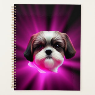 Purple Shih Tzu   Planner