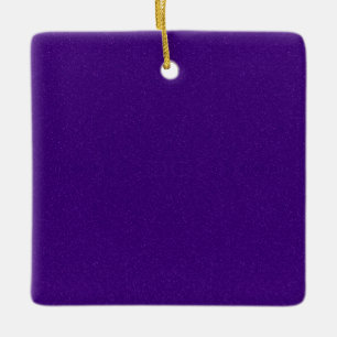 Purple Shimmer Square Ornament – Customisable
