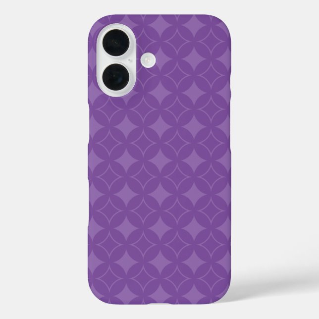 Purple shippo pattern  Case-Mate iPhone case (Back)