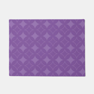 Purple shippo pattern doormat