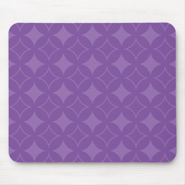 Purple shippo pattern mouse pad (Front)