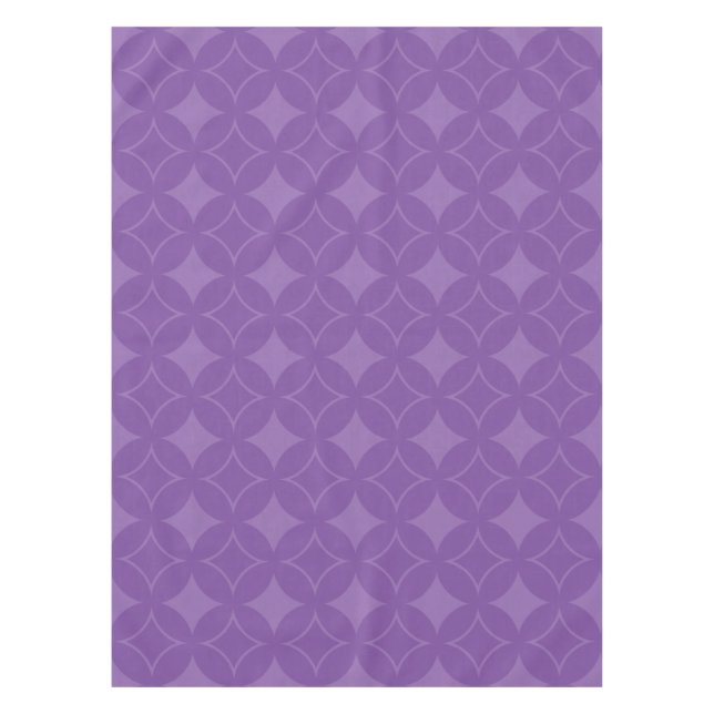 Purple shippo pattern tablecloth (Front)