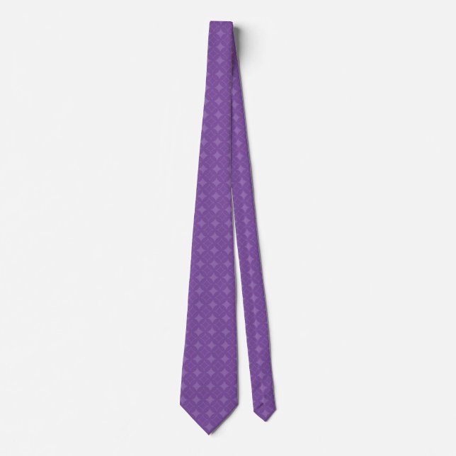 Purple shippo pattern tie (Front)