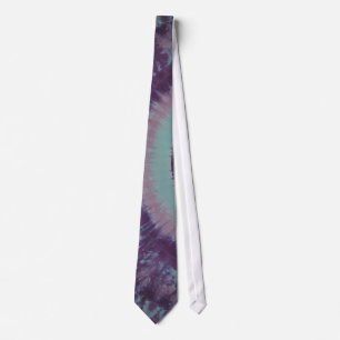 Purple Side with Blue Necktie