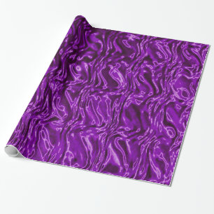 Purple Silk Faux Wrapping paper