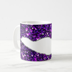 Purple Silver Agate Coffee Mug