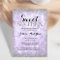 Purple Silver Faux Glitter Lights Sweet 16