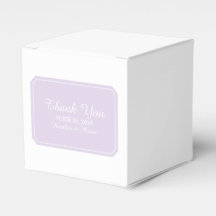Purple Simply Elegant Favour Boxes