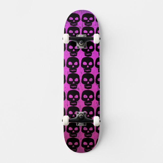 Purple Skull Skateboard (Front)