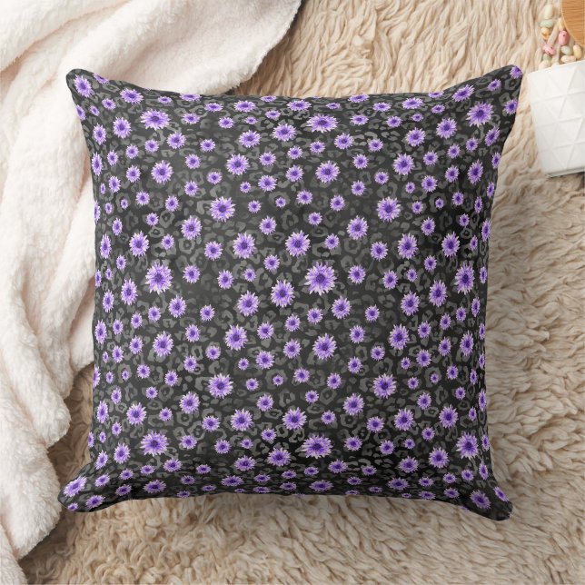 Purple Skulls and Sunflower Series Design 11 Cushion (Blanket)