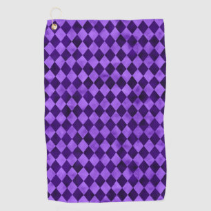 Purple Skulls and Sunflower Series Design 13 Golf Towel