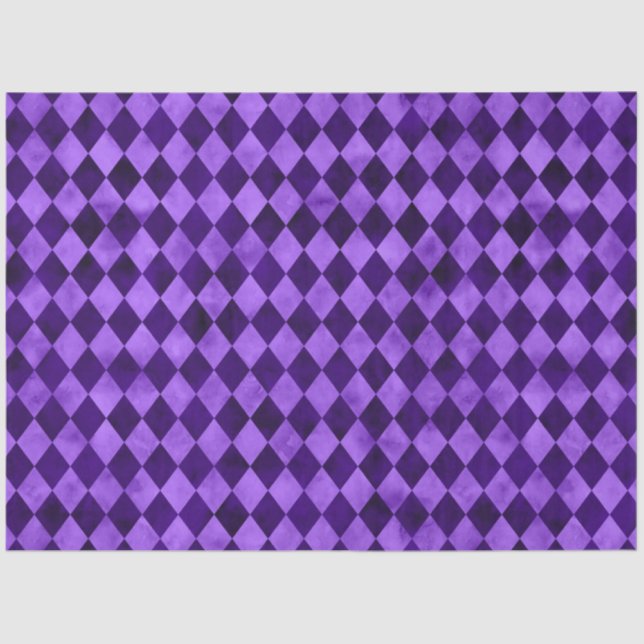 Purple Skulls and Sunflower Series Design 13 Tissue Paper (Front)