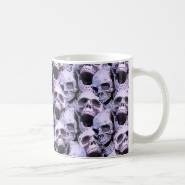 Purple Skulls Coffee Mug (Right)