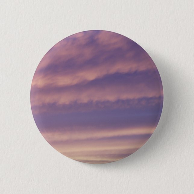 Purple Sky 6 Cm Round Badge (Front)