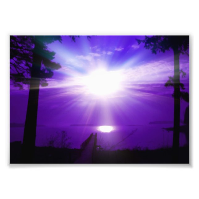 Purple Sky Photo Print (Front)