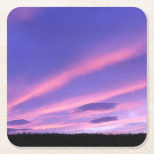 Purple Sky Sunset Coaster