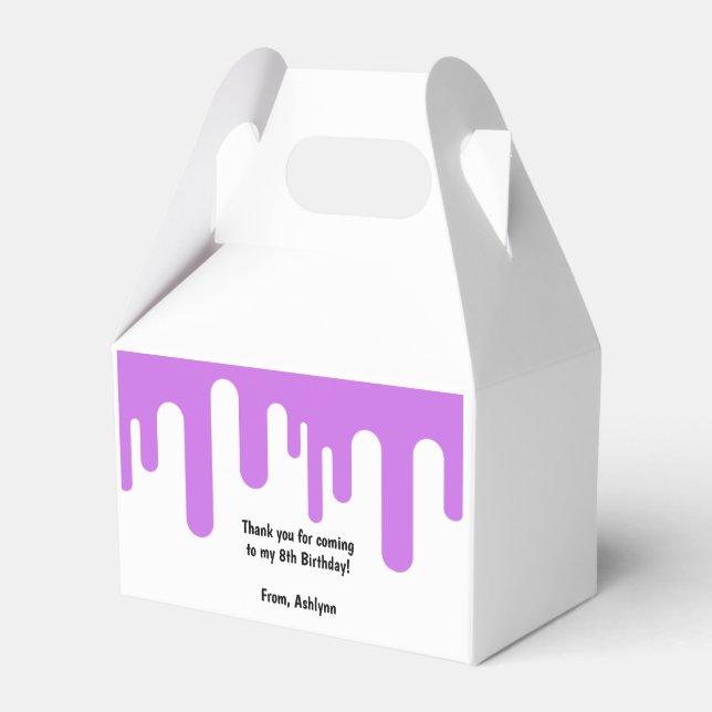 Purple Slime Favour Box (Front Side)