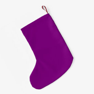 Purple Small Christmas Stocking