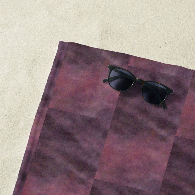 Purple Smoke beach towel (In Situ)
