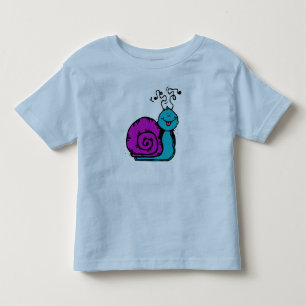 Purple Snail Toddler T-Shirt