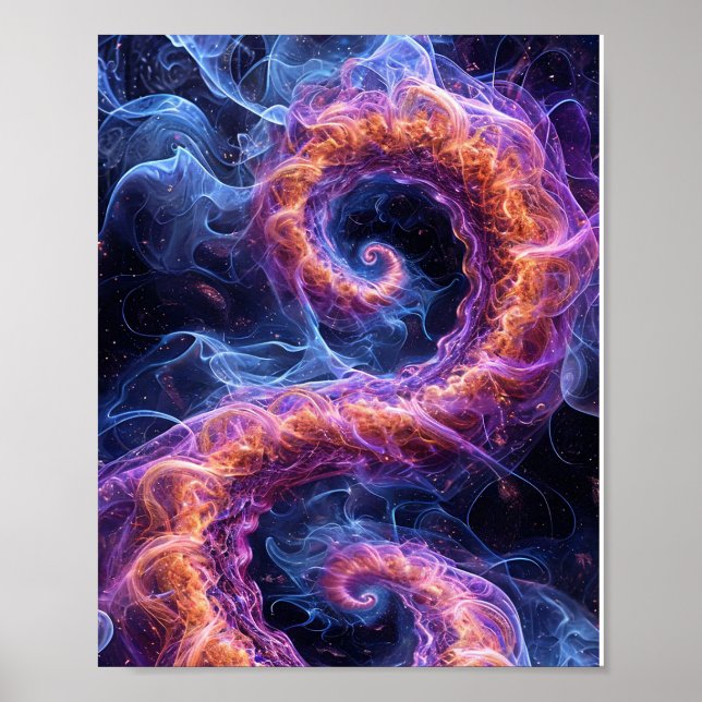 Purple snake poster (Front)
