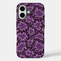 Purple Snake Print
