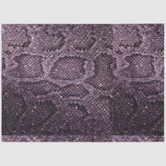 Purple snake scale pattern tissue paper (Front)