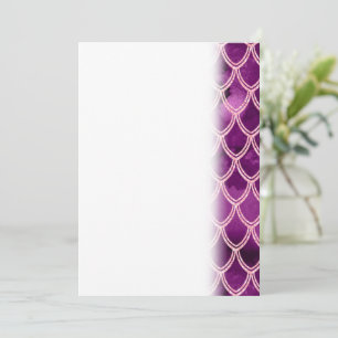 Purple Snake Serpent Reptile Pattern Save The Date