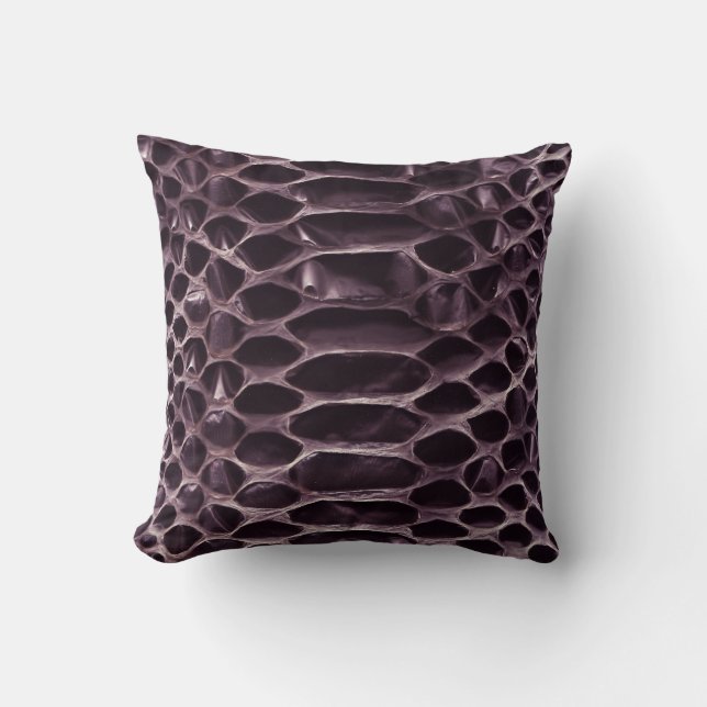 Purple Snake Skin Cushion (Front)