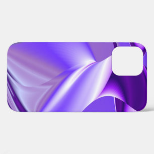 Purple Snow Dream , Abstract Fantasy Rainbow-Art iPhone 12 Case