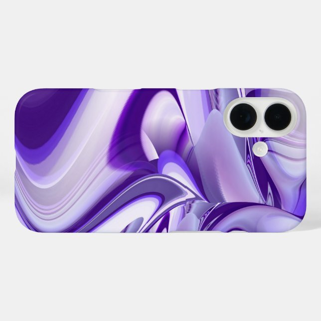 Purple Snow Dream , Abstract Fantasy Rainbow-Art Case-Mate iPhone Case (Back (Horizontal))