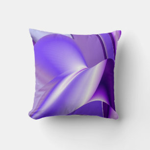 Purple Snow Dream , Abstract Fantasy Rainbow-Art Cushion
