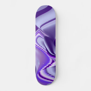 Purple Snow Dream , Abstract Fantasy Rainbow-Art Skateboard