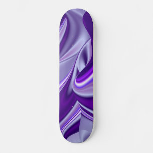 Purple Snow Dream , Abstract Fantasy Rainbow-Art Skateboard