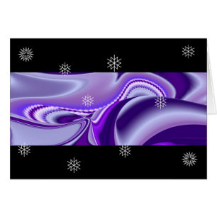 Purple Snow Dreams , Abstract Fantasy Rainbow-Art