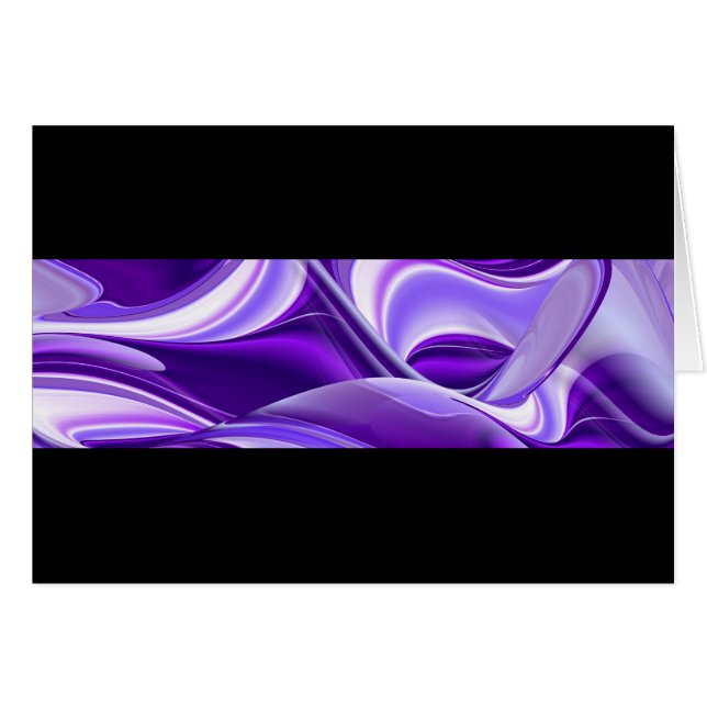 Purple Snow Dreams , Abstract Fantasy Rainbow-Art (Front Horizontal)