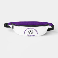 Purple Soccer Player Personalised Team