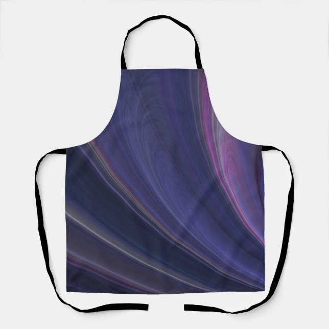 Purple Soft Sand Waves Apron (Front)