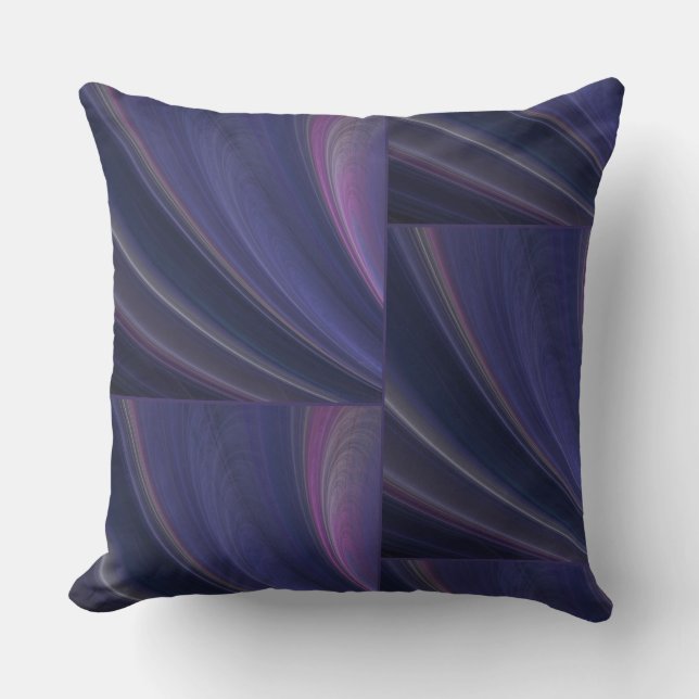 Purple Soft Sand Waves Cushion (Front)