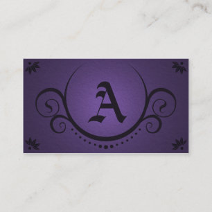 purple sophistications business card