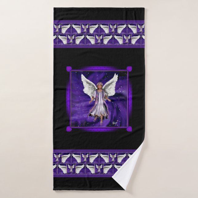 Purple Soul Bath Towel (Bath Towel)