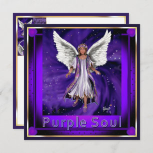 Purple Soul blank card