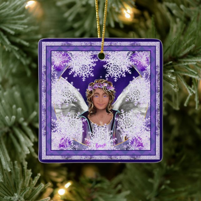Purple Soul Ceramic Ornament (Tree)
