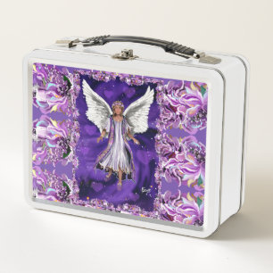 Purple soul metal lunch box
