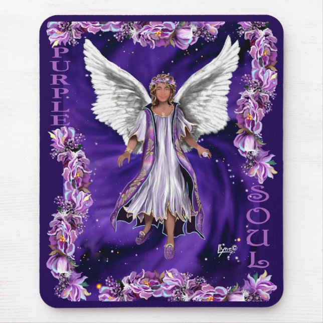 Purple Soul Mouse Pad (Front)