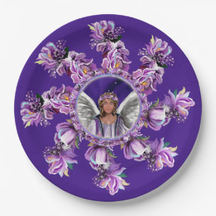 Purple Soul Paper Bowls Paper Plate